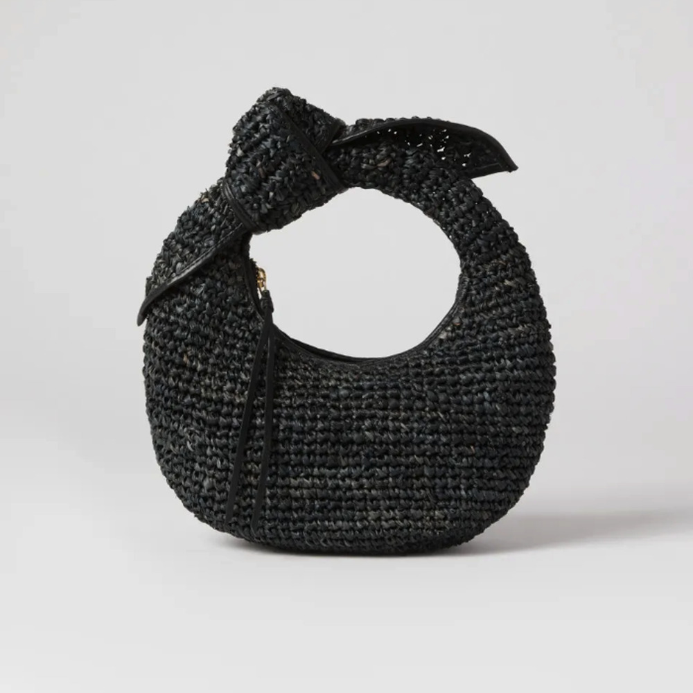 Poolside The Josie Knot Bag in Black